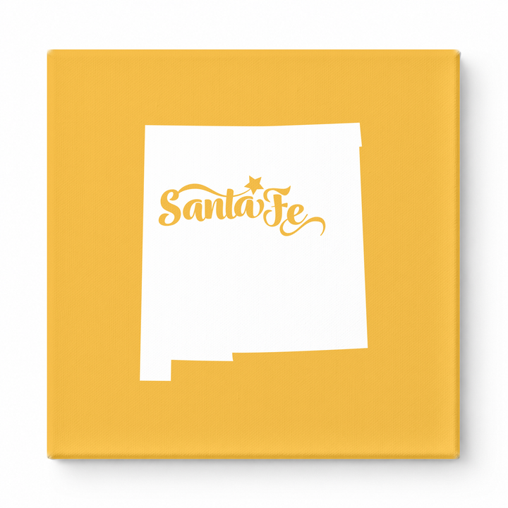 Home Sweet Santa Fe — New Mexico State Silhouette