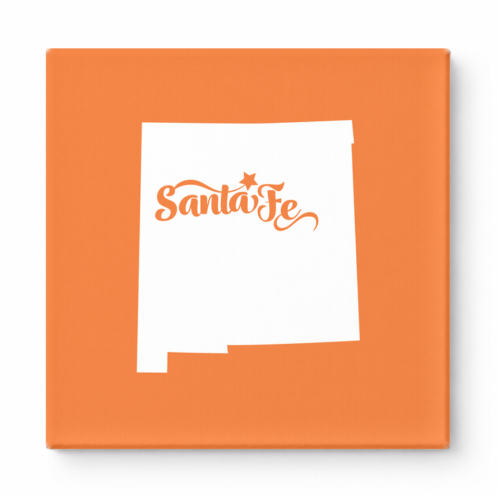 Home Sweet Santa Fe — New Mexico State Silhouette