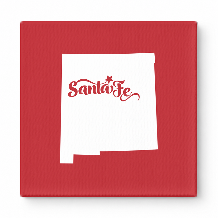 Home Sweet Santa Fe — New Mexico State Silhouette