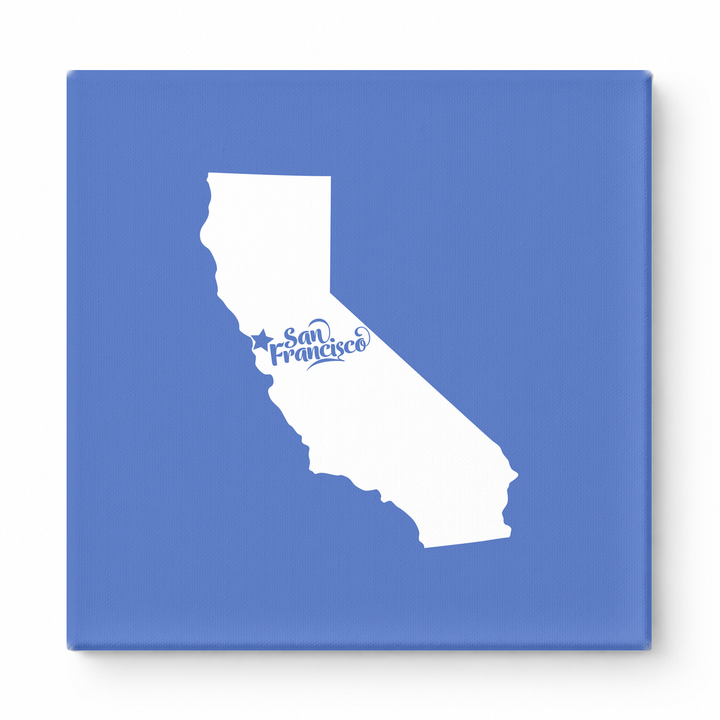 Home Sweet San Francisco — California State Silhouette