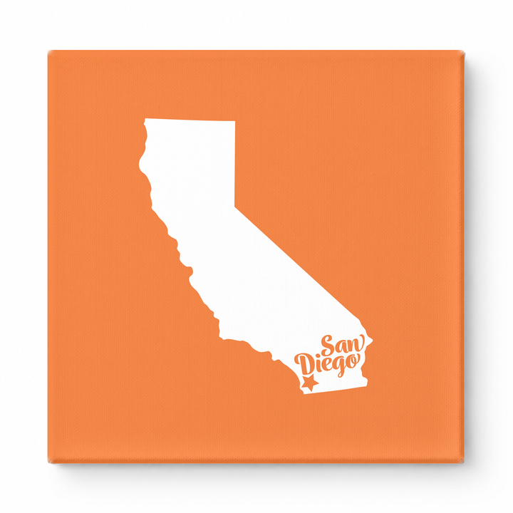 Home Sweet San Diego — California State Silhouette