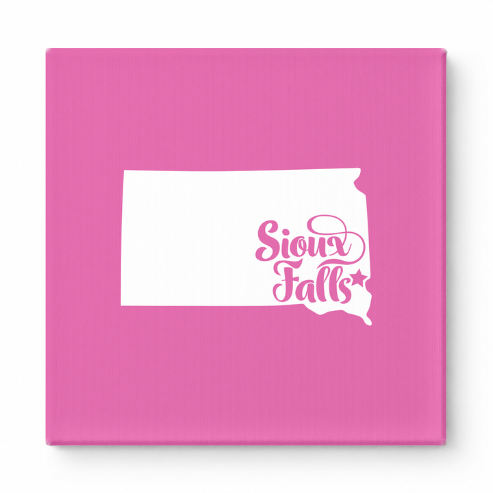 Home Sweet Sioux Falls — South Dakota State Silhouette