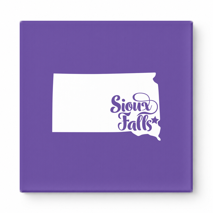 Home Sweet Sioux Falls — South Dakota State Silhouette