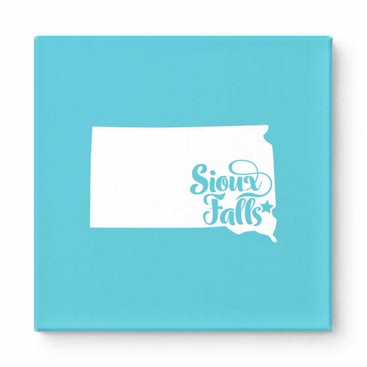 Home Sweet Sioux Falls — South Dakota State Silhouette