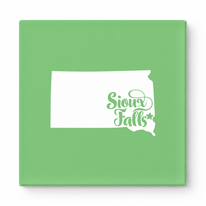 Home Sweet Sioux Falls — South Dakota State Silhouette