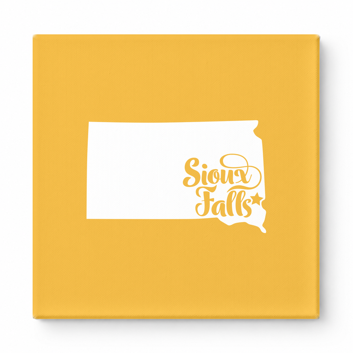 Home Sweet Sioux Falls — South Dakota State Silhouette