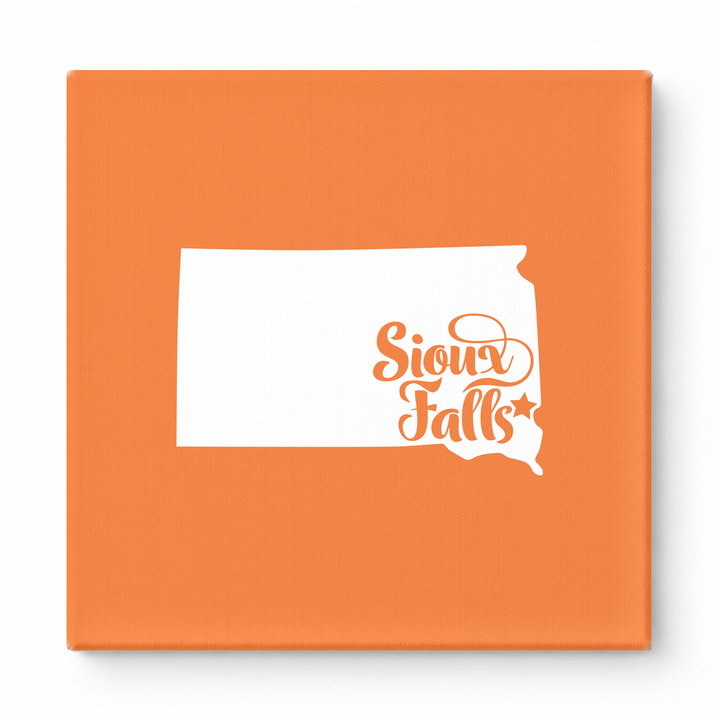 Home Sweet Sioux Falls — South Dakota State Silhouette