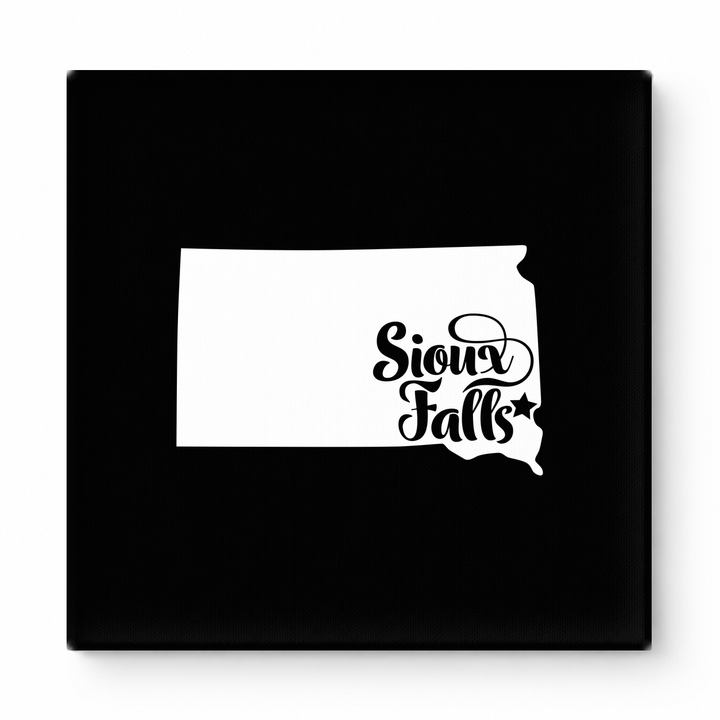 Home Sweet Sioux Falls — South Dakota State Silhouette