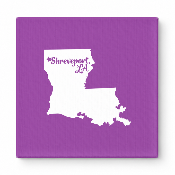 Home Sweet Shreveport — Louisiana State Silhouette