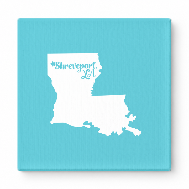 Home Sweet Shreveport — Louisiana State Silhouette