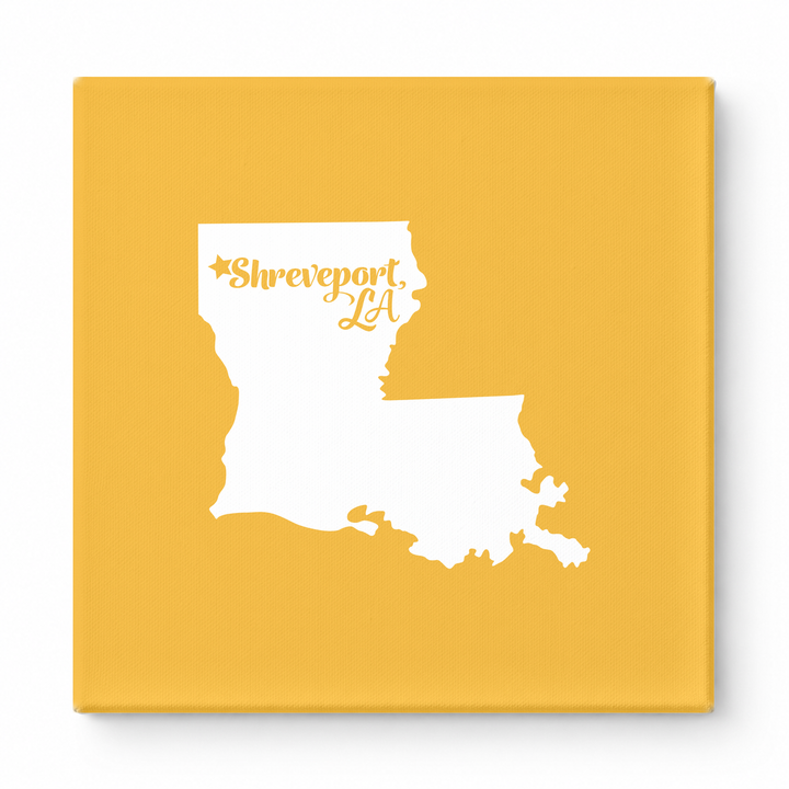 Home Sweet Shreveport — Louisiana State Silhouette