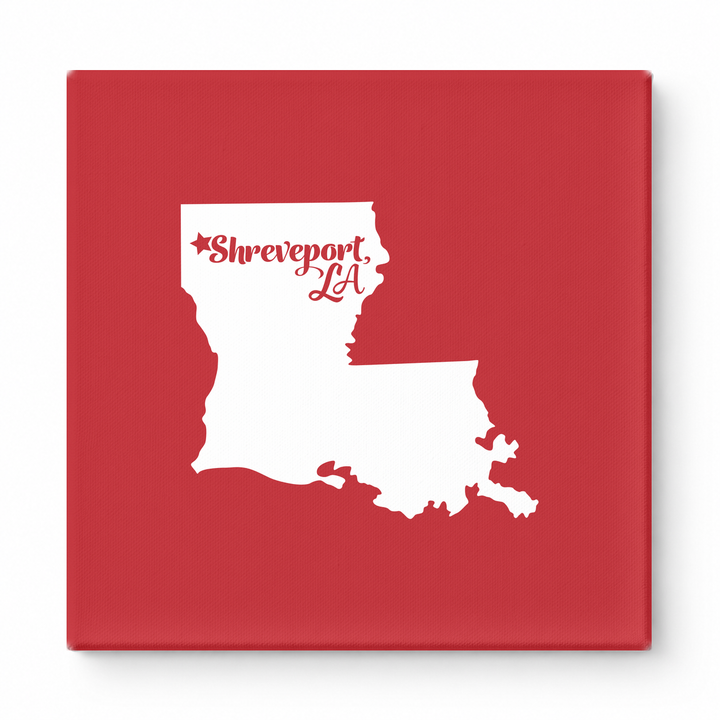 Home Sweet Shreveport — Louisiana State Silhouette