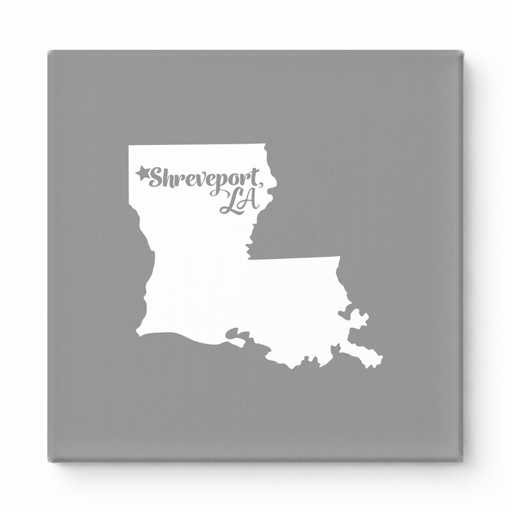 Home Sweet Shreveport — Louisiana State Silhouette