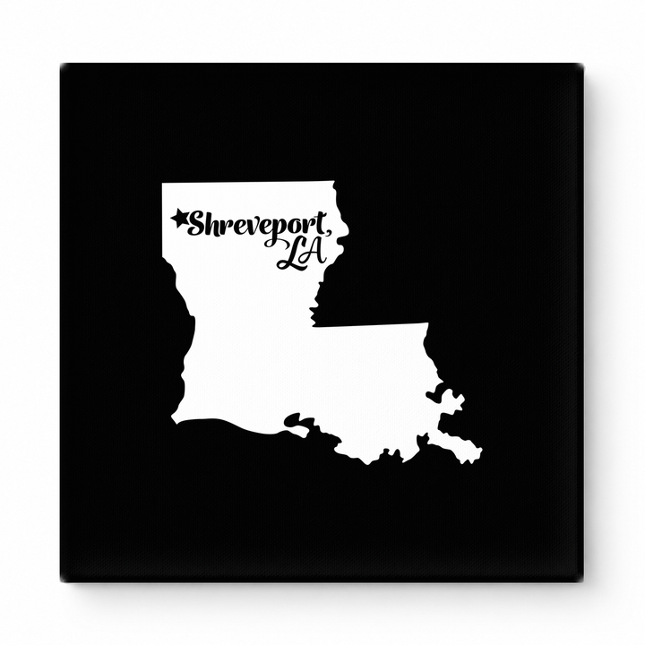 Home Sweet Shreveport — Louisiana State Silhouette