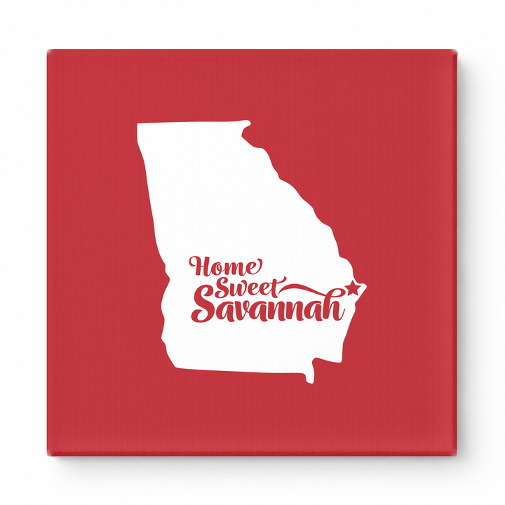 Home Sweet Savannah — Georgia State Silhouette