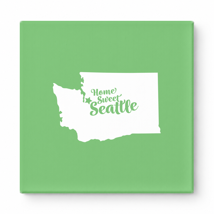Home Sweet Seattle — Washington State Silhouette