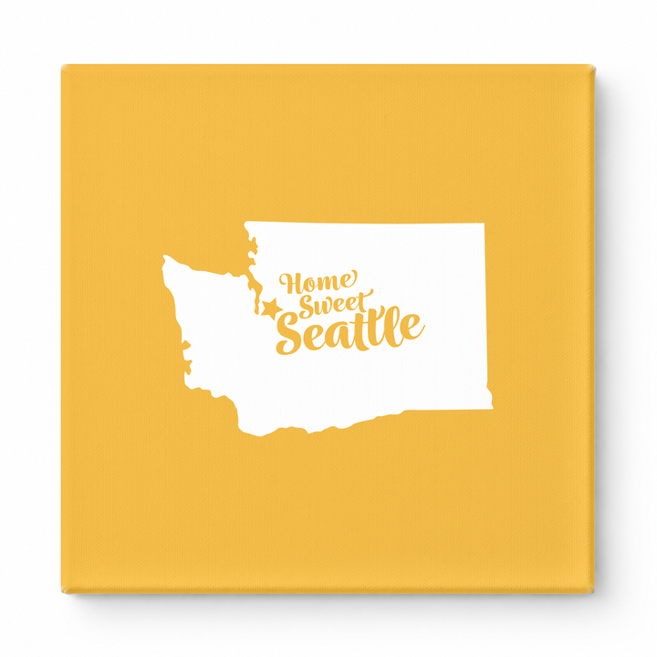 Home Sweet Seattle — Washington State Silhouette