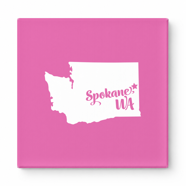Home Sweet Spokane — Washington State Silhouette