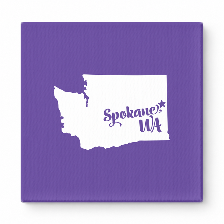 Home Sweet Spokane — Washington State Silhouette
