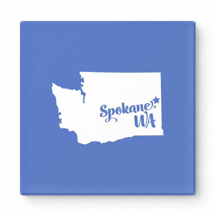 Home Sweet Spokane — Washington State Silhouette