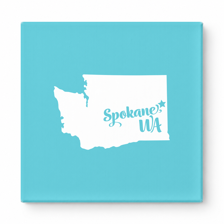 Home Sweet Spokane — Washington State Silhouette