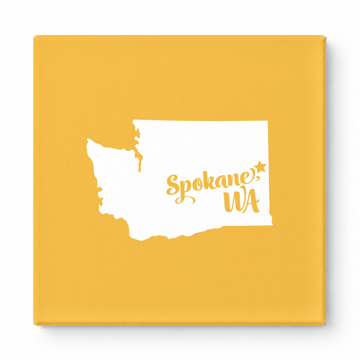 Home Sweet Spokane — Washington State Silhouette