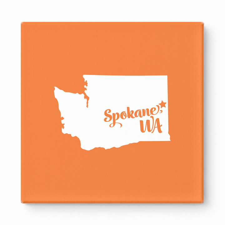 Home Sweet Spokane — Washington State Silhouette