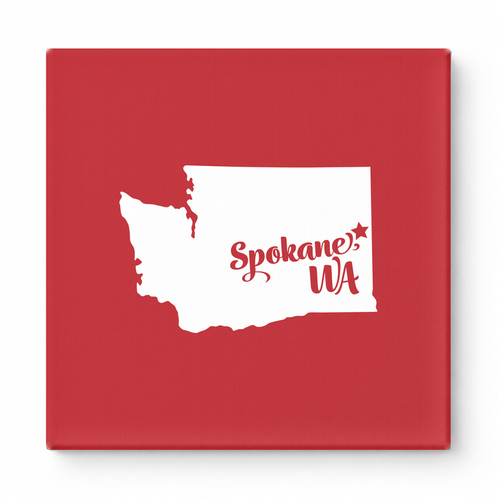 Home Sweet Spokane — Washington State Silhouette