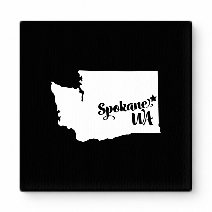 Home Sweet Spokane — Washington State Silhouette