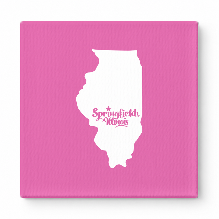 Home Sweet Springfield — Illinois State Silhouette