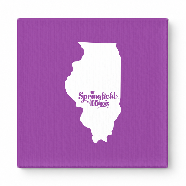 Home Sweet Springfield — Illinois State Silhouette