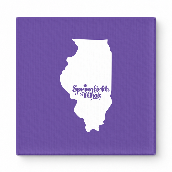 Home Sweet Springfield — Illinois State Silhouette