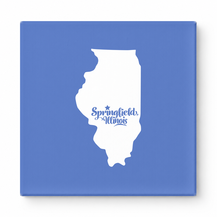 Home Sweet Springfield — Illinois State Silhouette