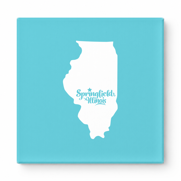 Home Sweet Springfield — Illinois State Silhouette