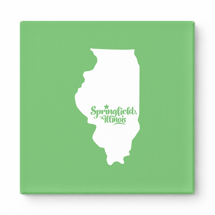 Home Sweet Springfield — Illinois State Silhouette