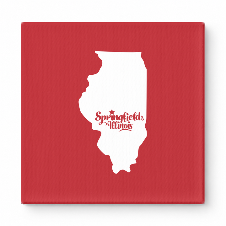 Home Sweet Springfield — Illinois State Silhouette