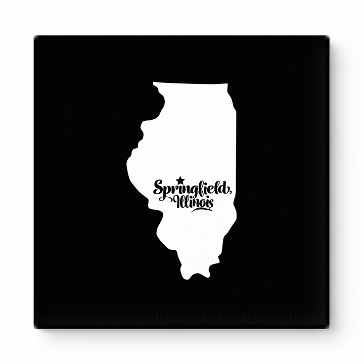 Home Sweet Springfield — Illinois State Silhouette