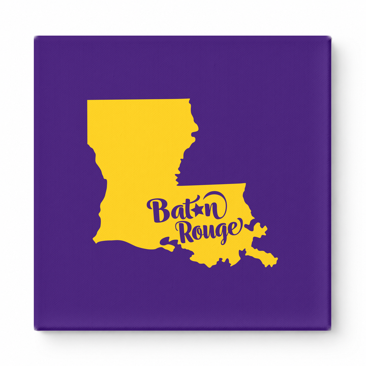 Home Sweet Baton Rouge — Louisiana State Silhouette