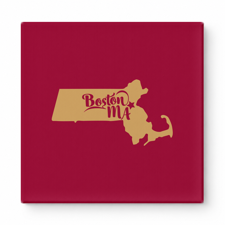 Home Sweet Boston — Massachusetts State Silhouette