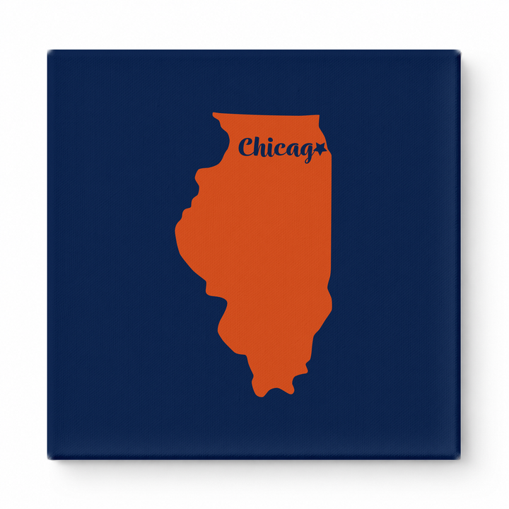 Home Sweet Chicago — Illinois State Silhouette