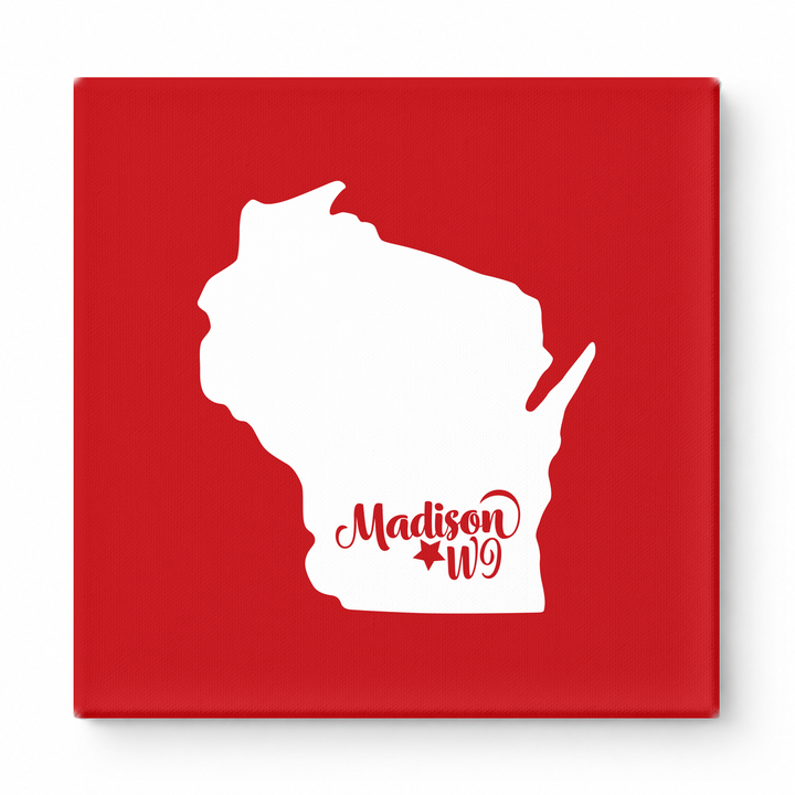 Home Sweet Madison — Wisconsin State Silhouette