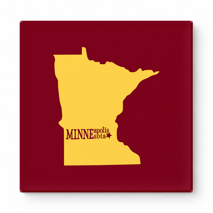 Home Sweet Minneapolis — Minnesota State Silhouette