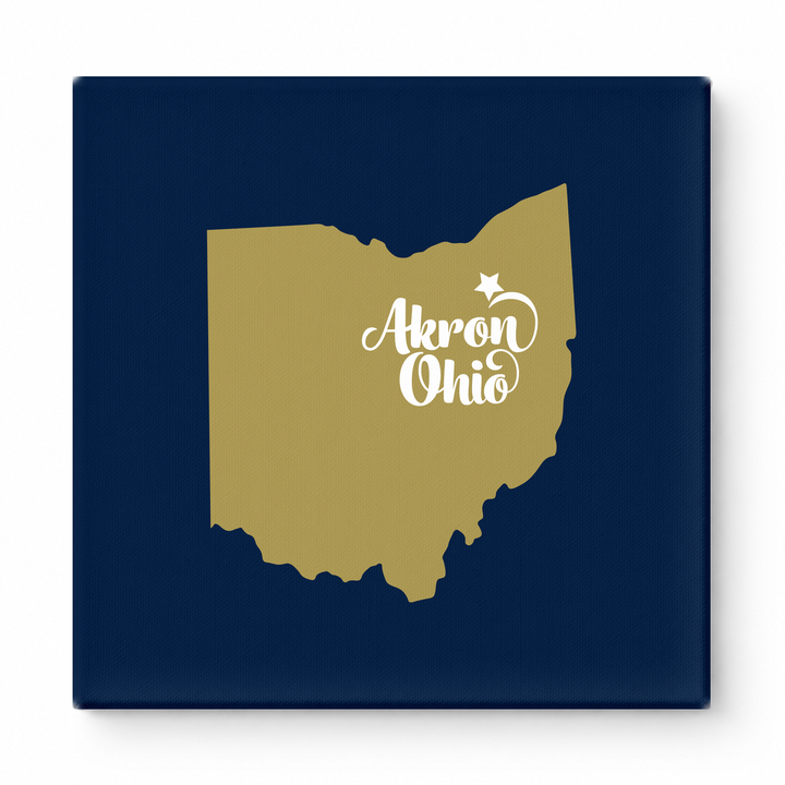 Home Sweet Akron — Ohio State Silhouette