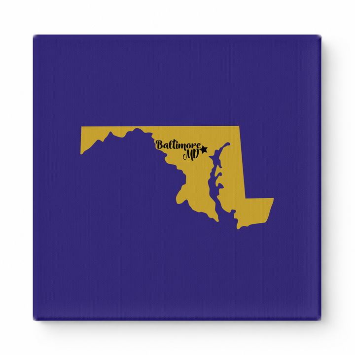 Home Sweet Baltimore — Maryland State Silhouette