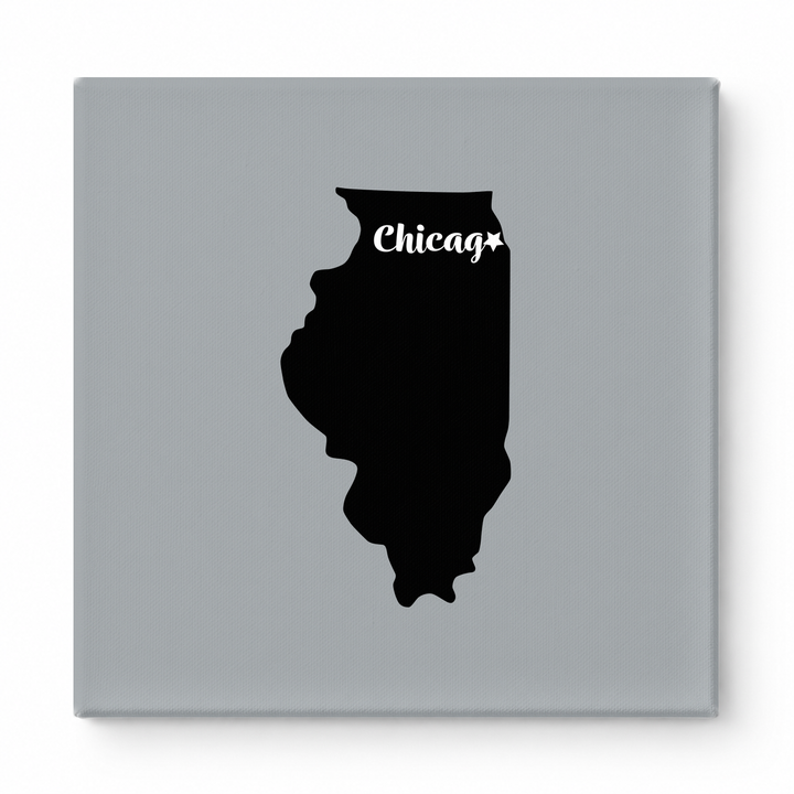 Home Sweet Chicago — Illinois State Silhouette