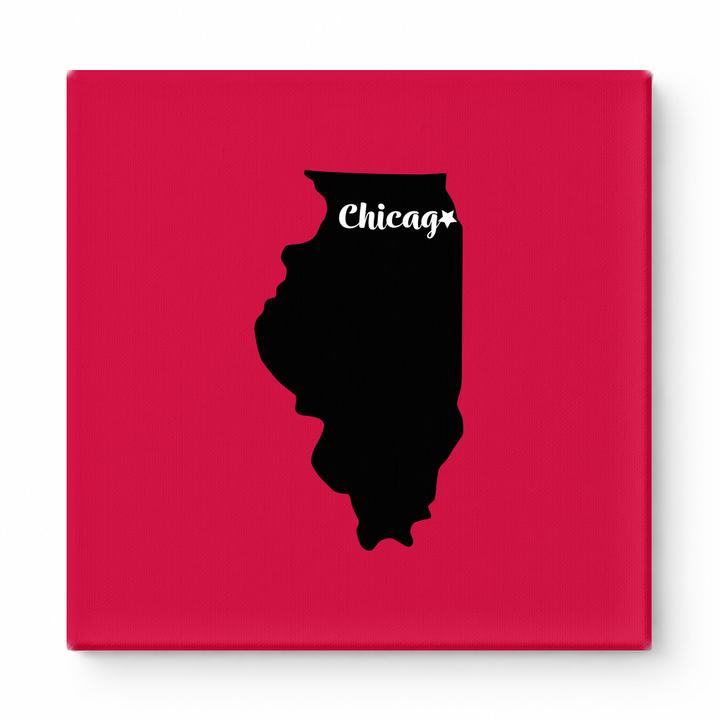 Home Sweet Chicago — Illinois State Silhouette