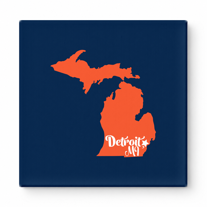 Home Sweet Detroit — Michigan State Silhouette