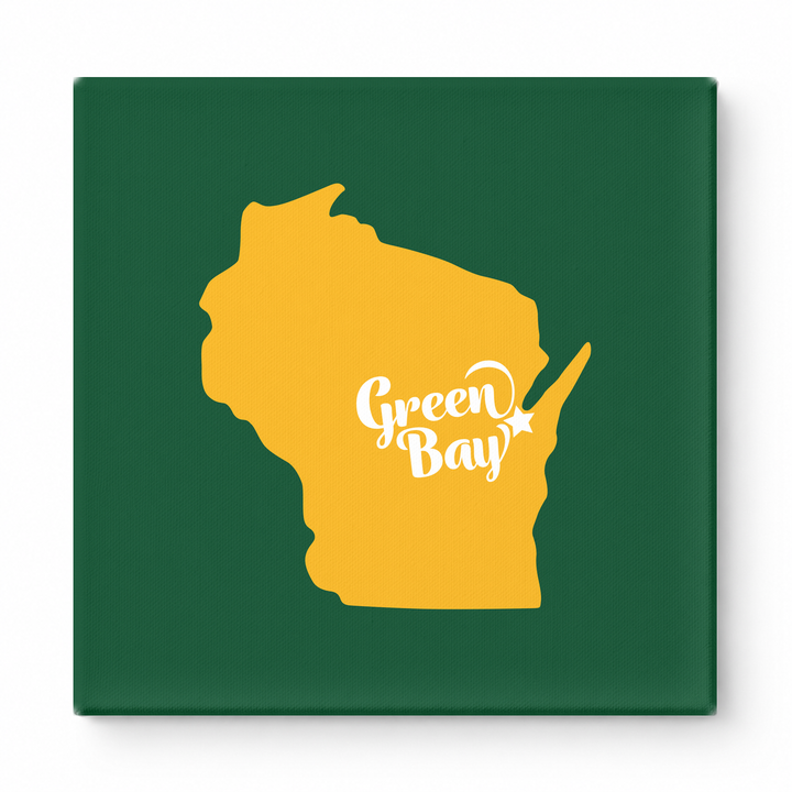Home Sweet Green Bay — Wisconsin State Silhouette