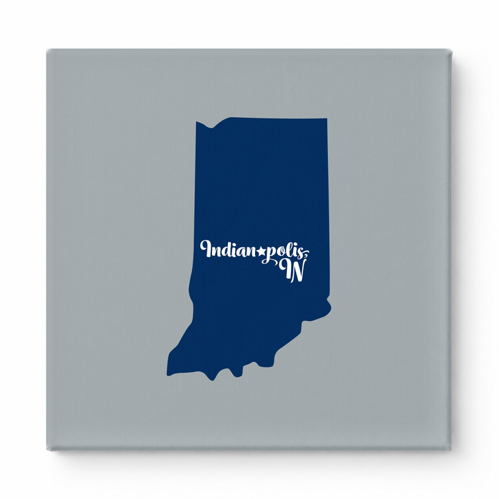 Home Sweet Indianapolis — Indiana State Silhouette