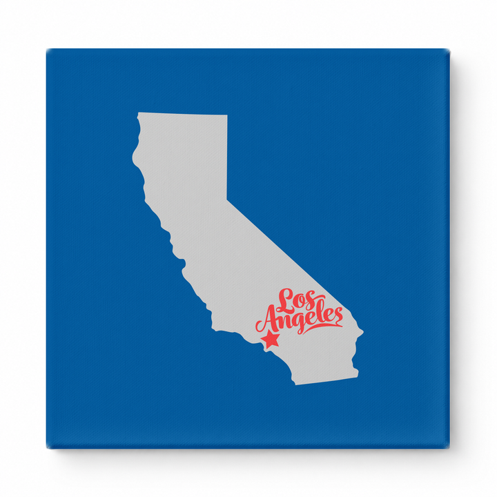 Home Sweet Los Angeles — California State Silhouette